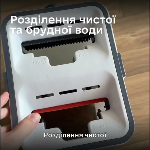 Швабра з віджимом та відром, швабра-ледарка з автоматичним віджимом, 4 змінні насадки мікрофібри в комплекті. Переоцінка BD-132sb-sale фото
